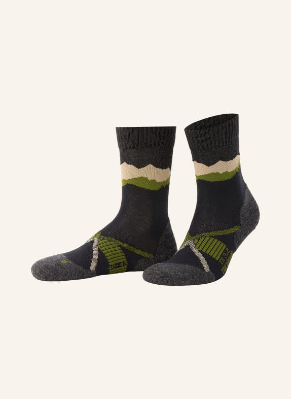 P.A.C. Trekking socks TR 3.2 LIGHT OLIVE / DARK GRAY