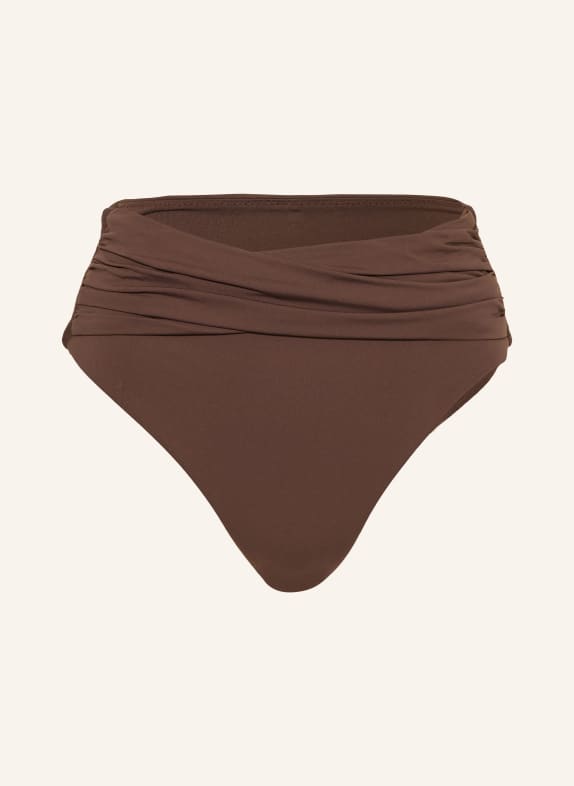 SEAFOLLY High waist bikini bottoms SEAFOLLY COLLECTIVE DARK BROWN