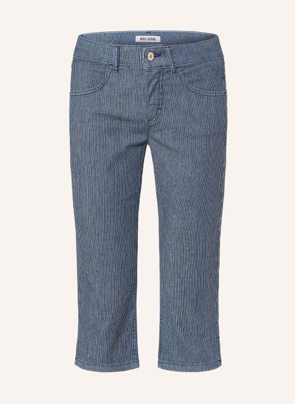 MAC 3/4-Jeans CAPRI D125 striped iceberg blue