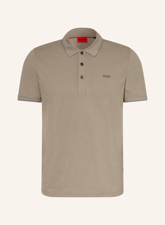 HUGO Jersey-Poloshirt DINOSO Slim Fit TAUPE