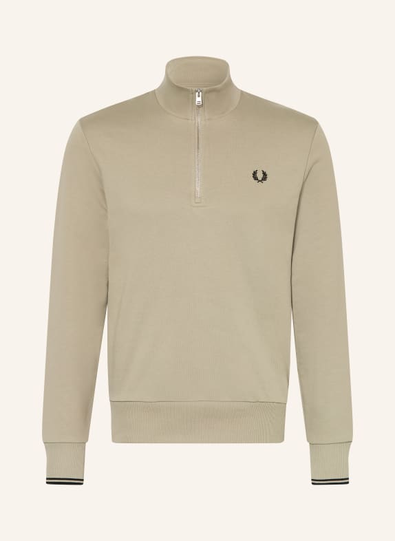 FRED PERRY Sweat-Troyer SVĚTLE ZELENÁ