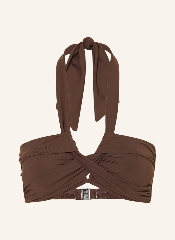 SEAFOLLY Bandeau-Bikini-Top SEAFOLLY COLLECTIVE DUNKELBRAUN