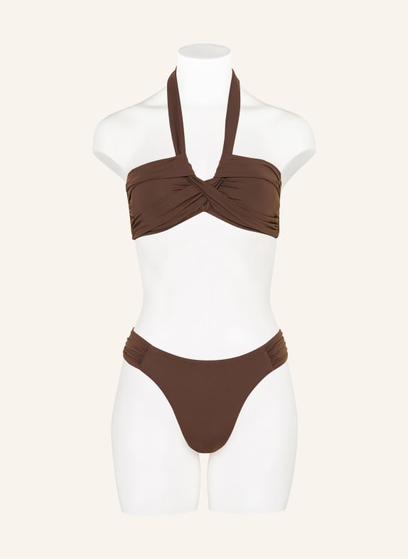 SEAFOLLY Bandeau-Bikini-Top SEAFOLLY COLLECTIVE DUNKELBRAUN