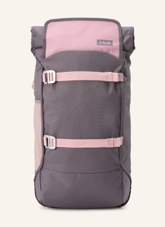 AEVOR Rucksack TRIP PACK 26 l mit Laptop-Fach DUNKELGRAU / ROSA