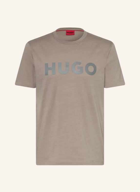 HUGO T-Shirt DULIVIO TAUPE