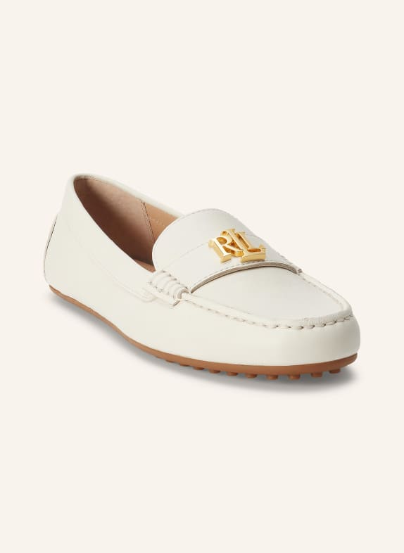 LAUREN RALPH LAUREN Mokassins BARNSBURY ECRU / GOLD