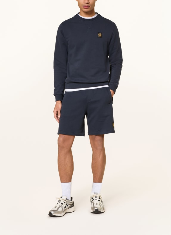 BELSTAFF Sweatshorts MØRKEBLÅ