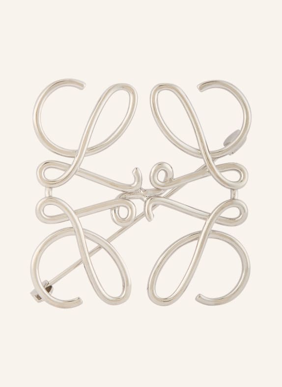LOEWE Brosche ANAGRAM SILBER