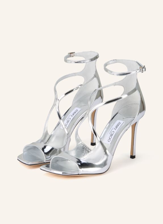 JIMMY CHOO Sandaletten AZIA 95 SILBER