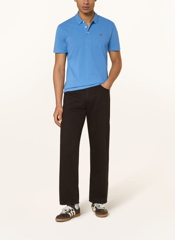 NAPAPIJRI Piqué poloshirt EALIS BLAUW