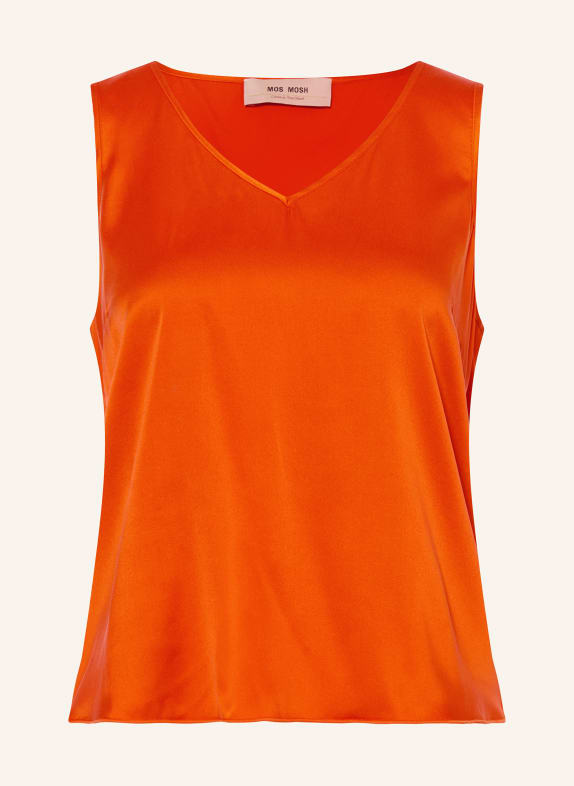 MOS MOSH Blusentop MMASTRID aus Seide ORANGE