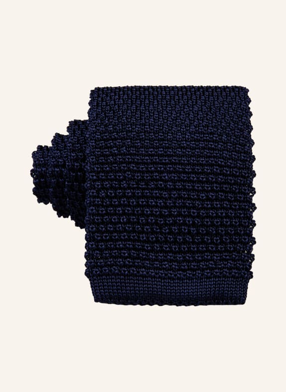 BRUNELLO CUCINELLI Knitted tie DARK BLUE