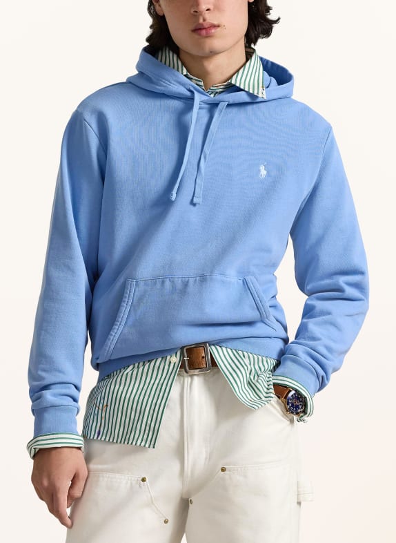 POLO RALPH LAUREN hoodie LICHTBLAUW / WIT