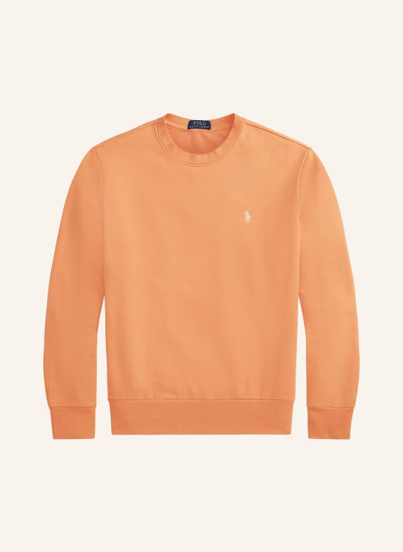 POLO RALPH LAUREN Mikina TMAVĚ ORANŽOVÁ / BÍLÁ