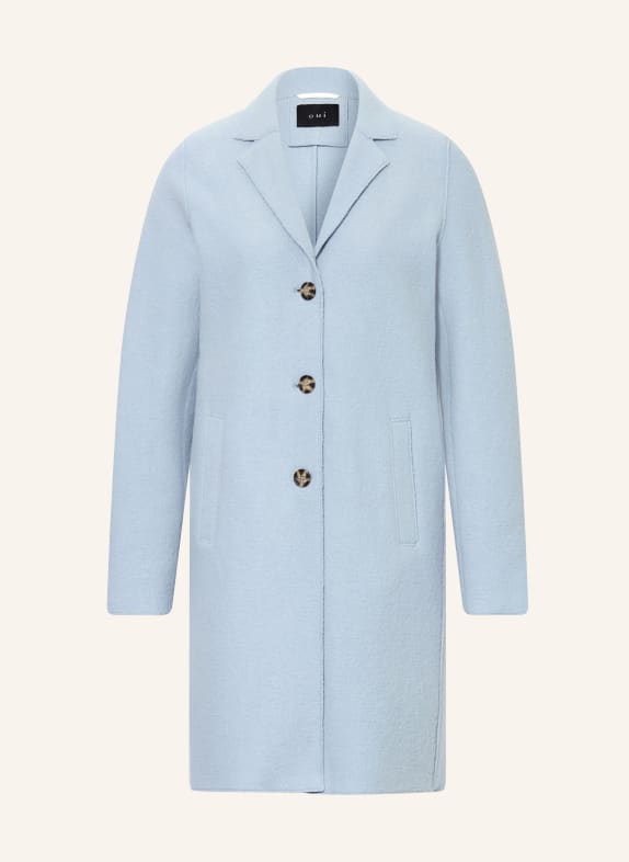 oui Wollmantel HELLBLAU