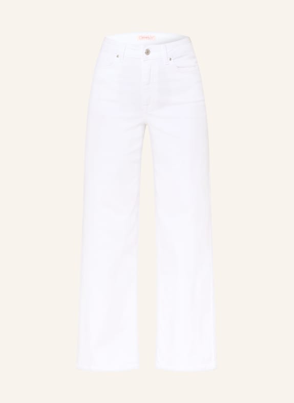 ONLY Culotte džíny WHITE