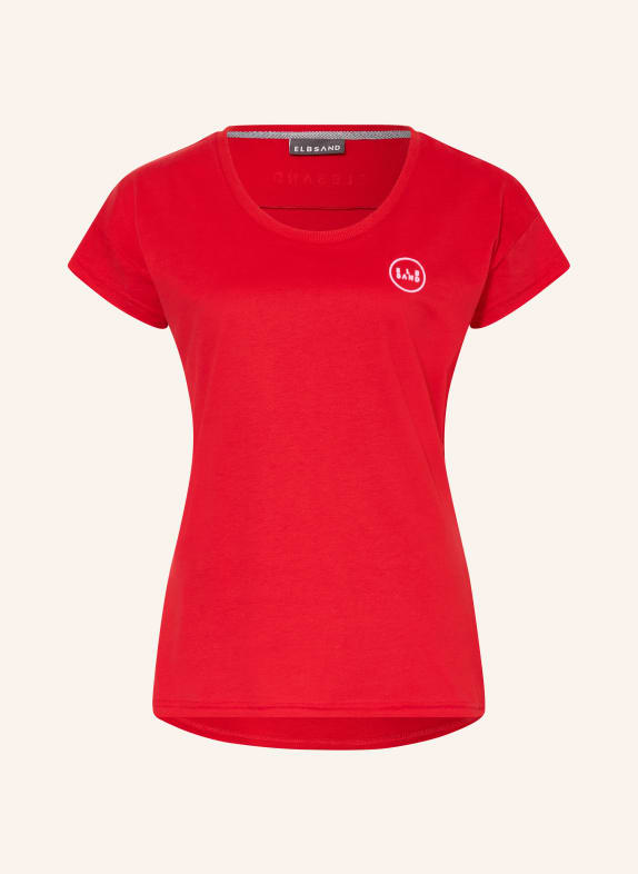 ELBSAND Tričko RAGNE ČERVENÁ