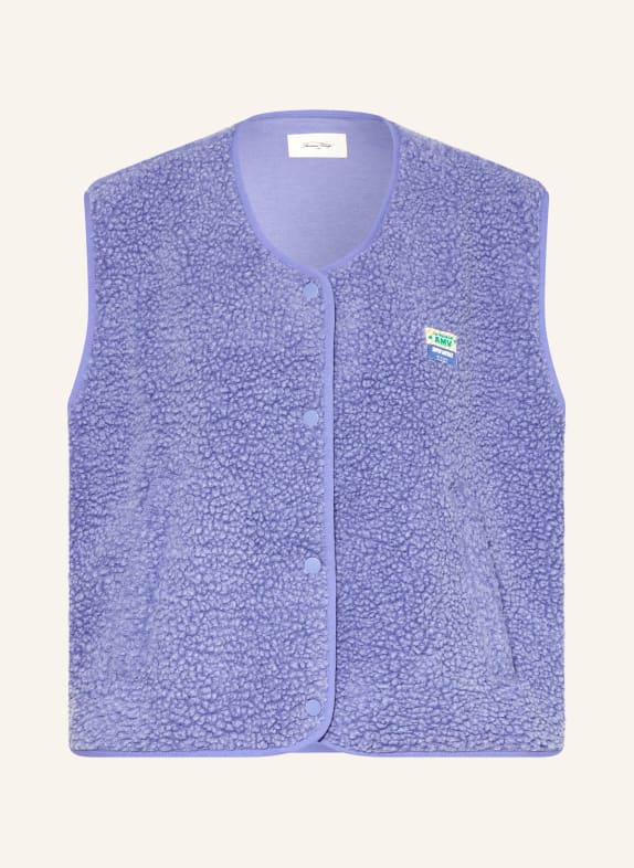 American Vintage Teddy vest PURPLE