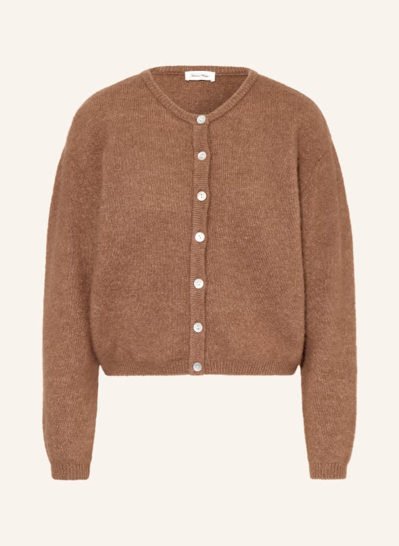 American Vintage Cardigan with alpaca BROWN