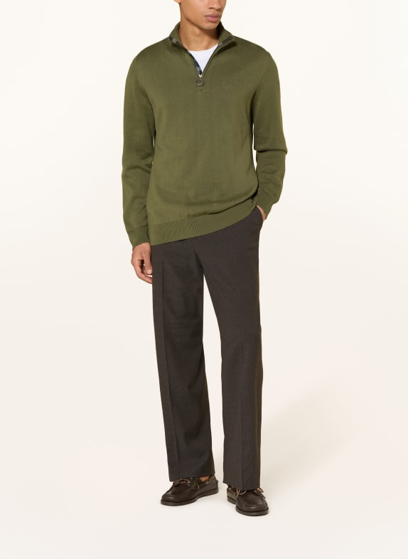 Barbour Troyer DONKERGROEN