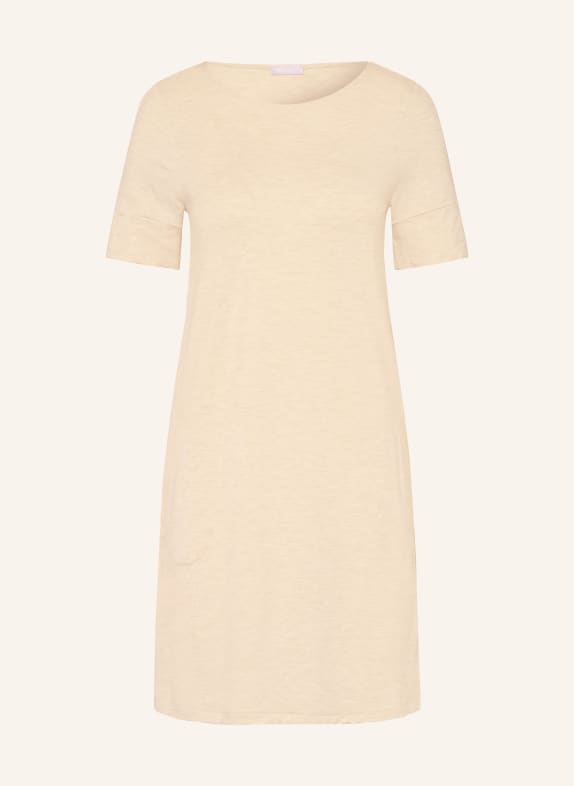 HANRO Noční košile NATURAL ELEGANCE BÉŽOVÁ