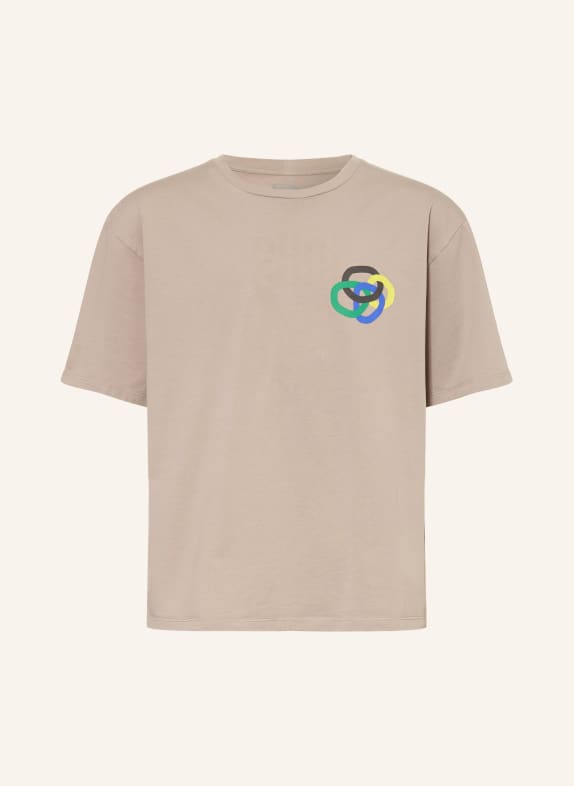 American Vintage T-Shirt BEIGE / GELB / BLAU