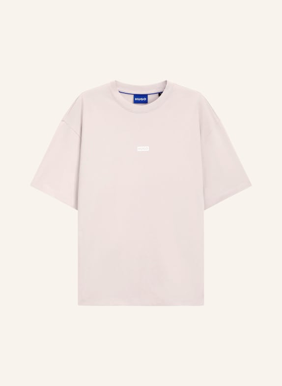 HUGO T-shirt NALONO BLADORÓŻOWY