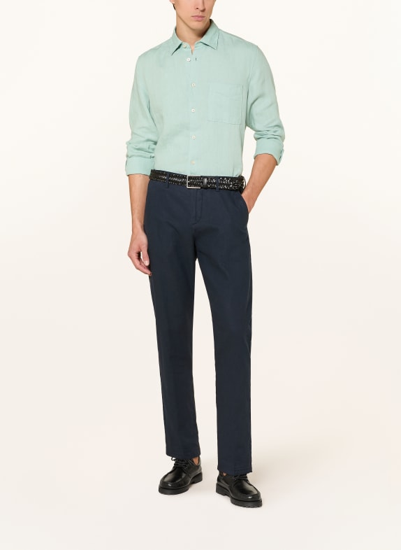 Marc O'Polo Linnen hemd Regular Fit MINT