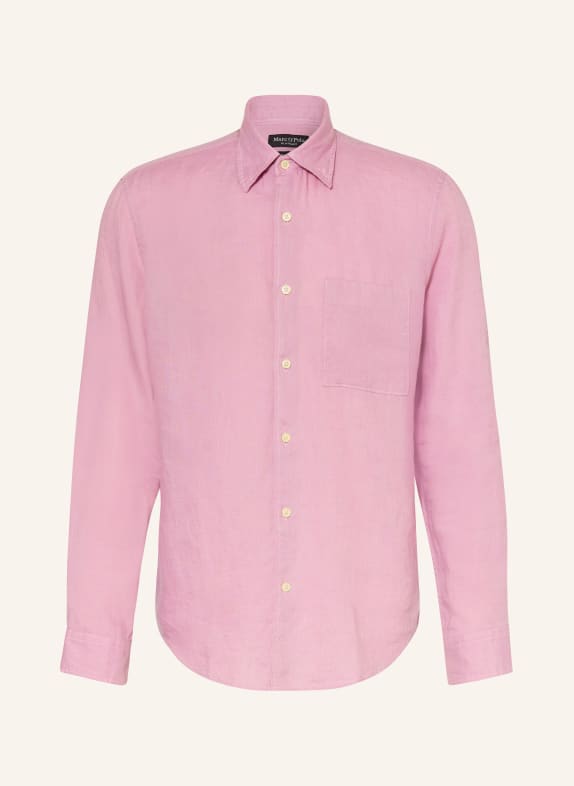Marc O'Polo Lněná košile Regular Fit FIALOVÁ