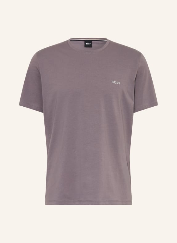 BOSS Koszulka od piżamy MIX&MATCH SZAROBRĄZOWY