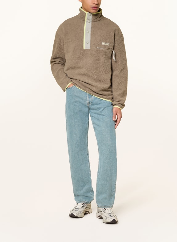 Columbia Fleece-trui HELVETIA™ II TAUPE / LICHTGRIJS / LICHTGEEL