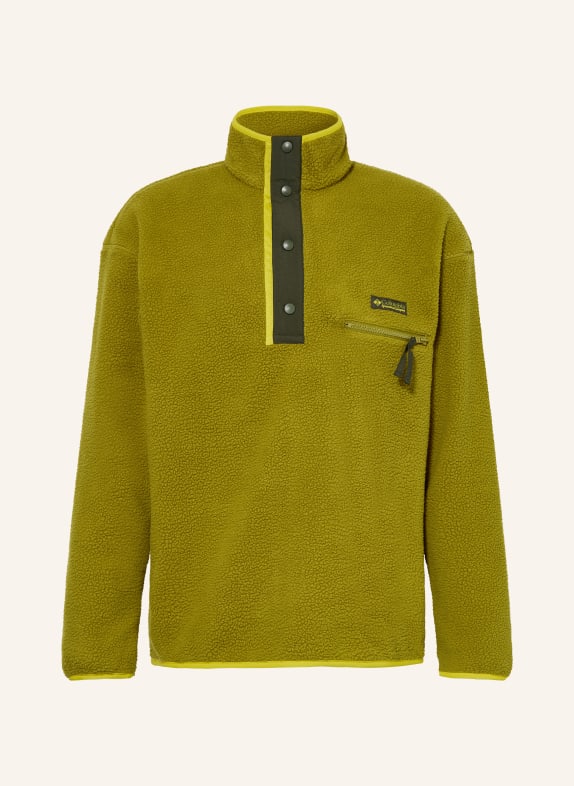 Columbia Swetry typu troyer HELVETIA™ II OLIWKOWY / ŻÓŁTY