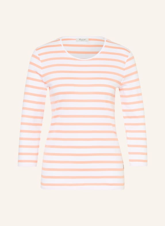 MAERZ MUENCHEN Košile s 3/4 rukávem LOSOSOVÁ / BÍLÁ