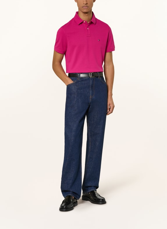 TOMMY HILFIGER Piqué-Poloshirt Regular Fit FUCHSIA