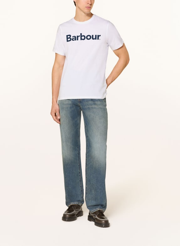 Barbour T-shirt HVID