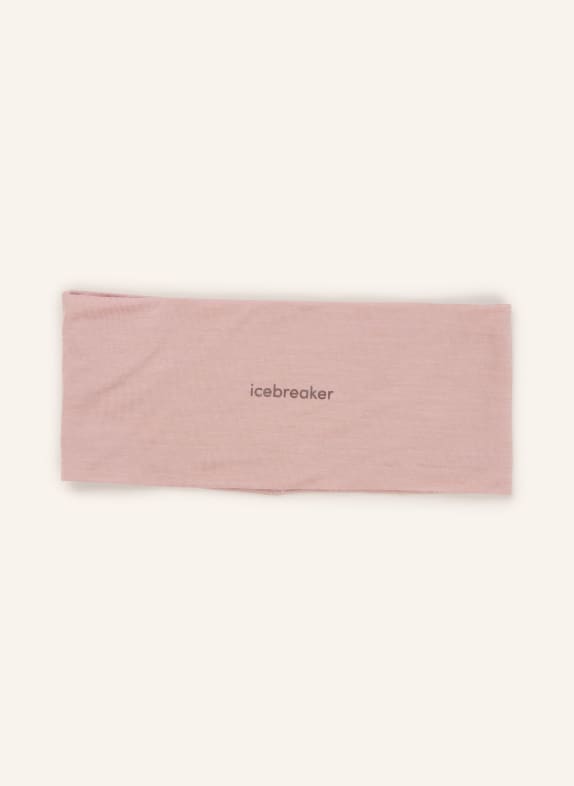 icebreaker Čelenka U COOL-LITE FLEXI s merino vlnou RŮŽOVÁ / HNĚDÁ