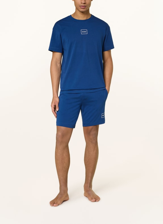 HUGO Sovshorts LAZE BLÅ