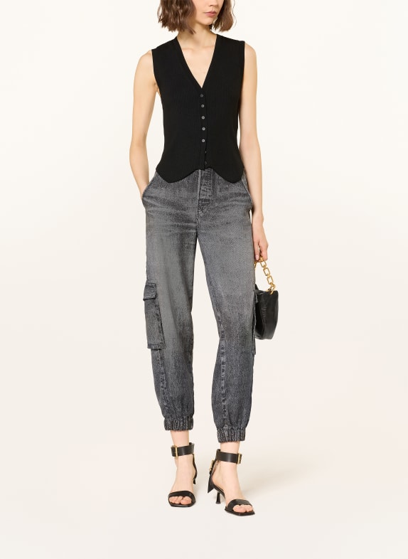 ALLSAINTS Strickweste CRUZ SCHWARZ