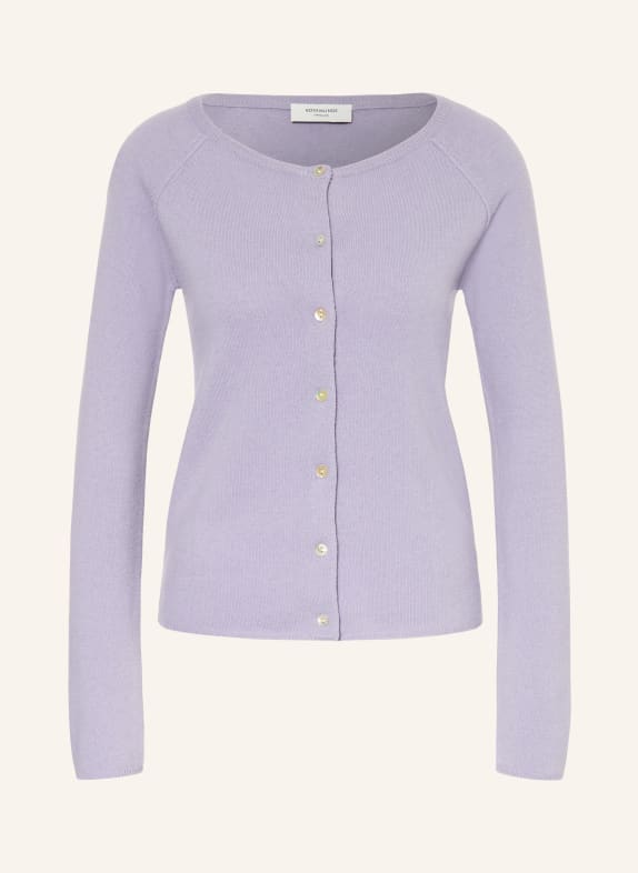 rosemunde Pletený kabátek LAICA s kašmírem SVĚTLE FIALOVÁ