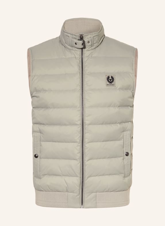 BELSTAFF Daunenweste CIRCUIT HELLGRÜN