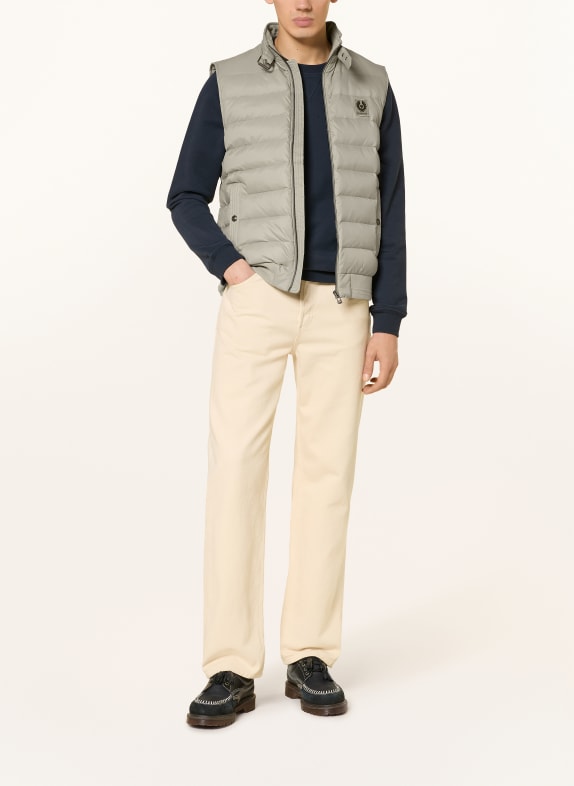 BELSTAFF Donsvest CIRCUIT LICHTGROEN