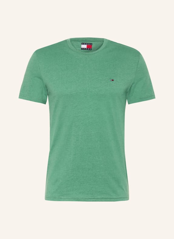 TOMMY JEANS T-shirt ZIELONY