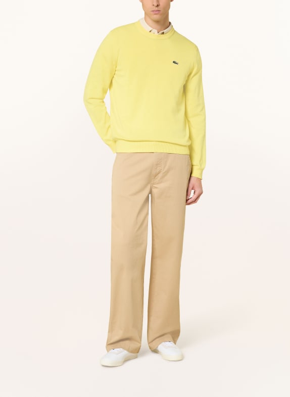 LACOSTE trui GEEL