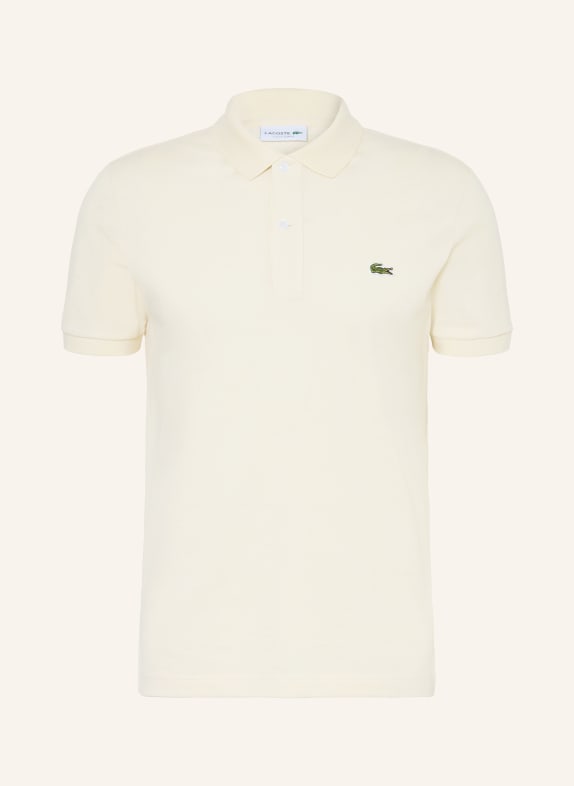 LACOSTE Piqué-Poloshirt Slim Fit ECRU