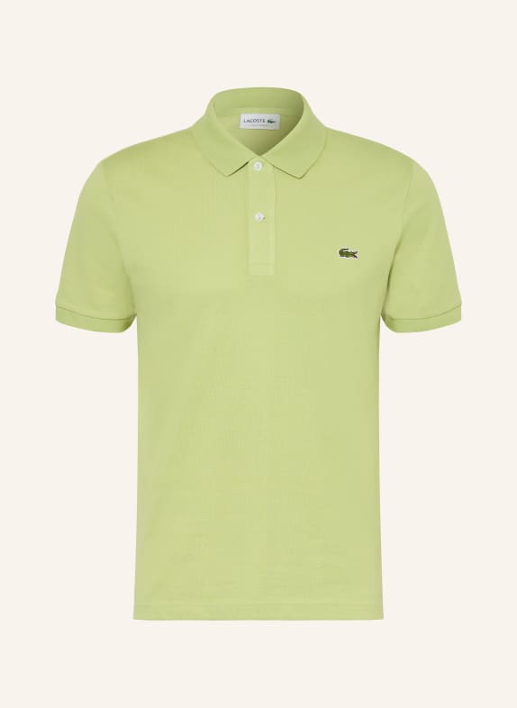 LACOSTE Piqué-Poloshirt Slim Fit HELLGRÜN