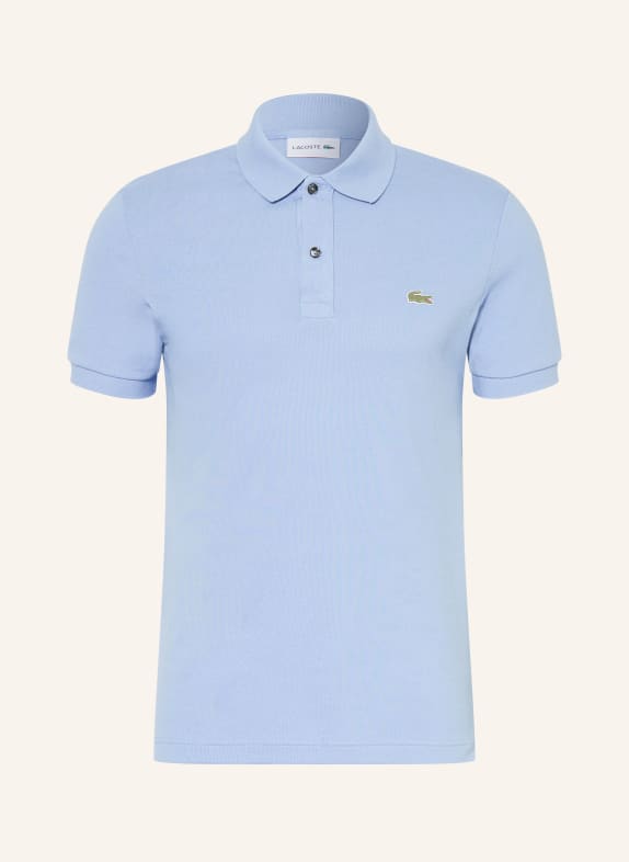 LACOSTE Piqué-Poloshirt Slim Fit HELLBLAU