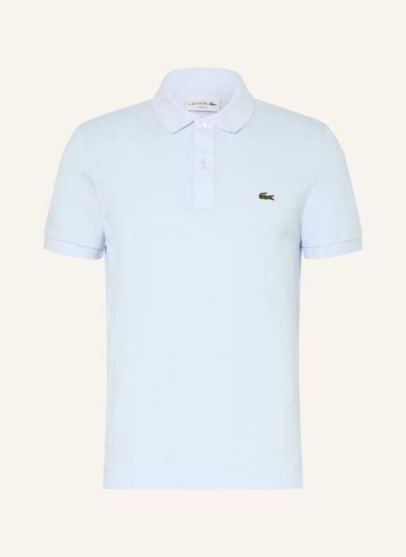 LACOSTE Piqué-Poloshirt Slim Fit HELLBLAU