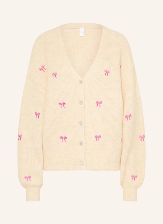 Y.A.S. Kardigan BEŻOWY / RÓŻOWY