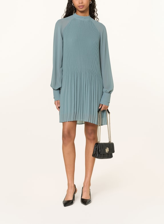 BOSS Šaty DOLUMI TYRKYSOVÁ