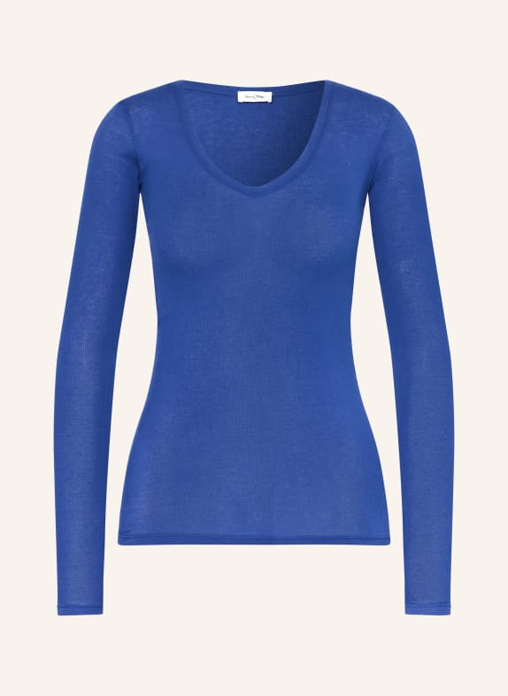 American Vintage Longsleeve MASACHUSETTS BLAU